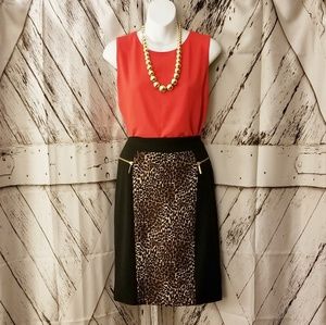 Michael Kors Leopard Skirt